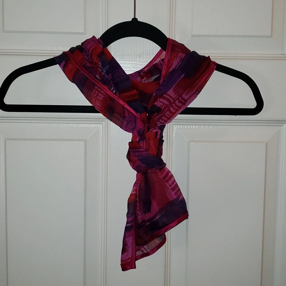 Bernie of New York Silk Scarf - Picture 1 of 4